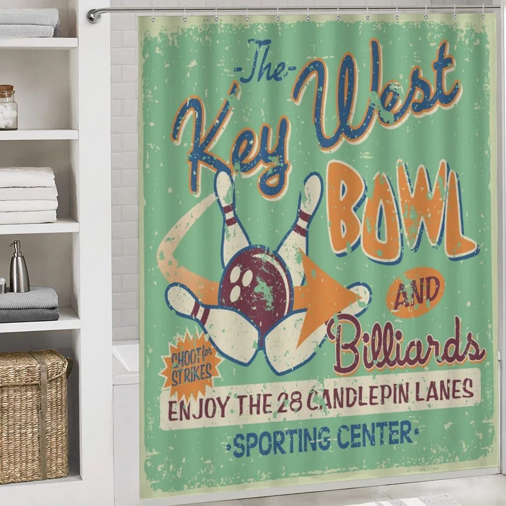 Vintage Bowling Poster — Detail 4