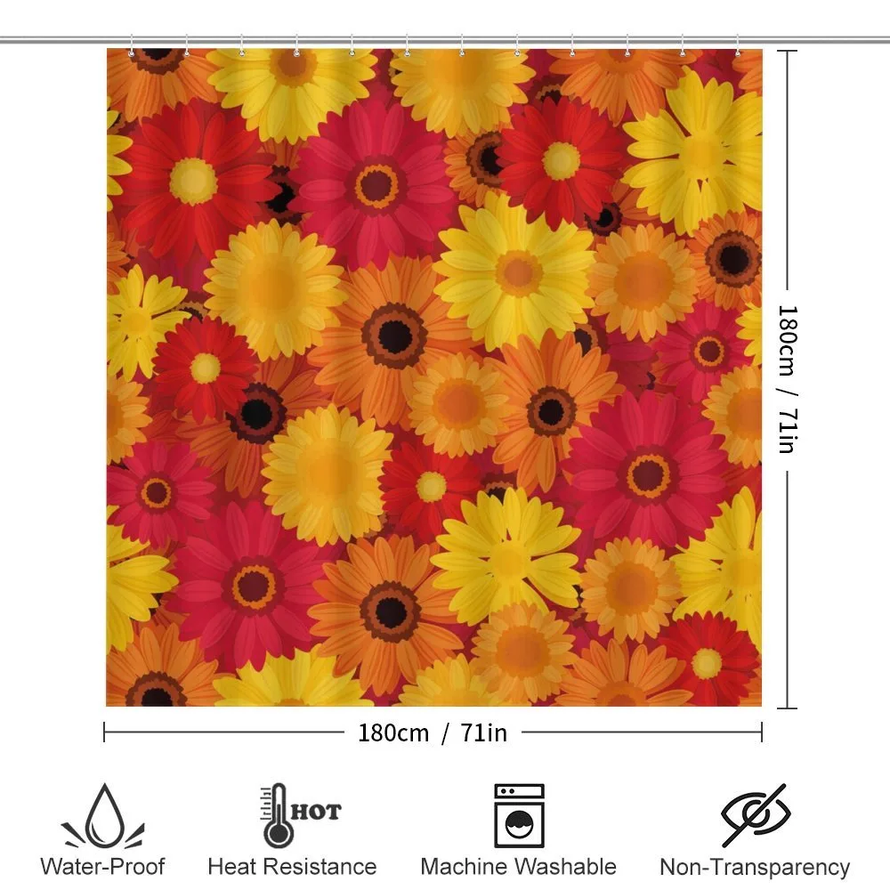 Warm Tones Flowers — Detail 2