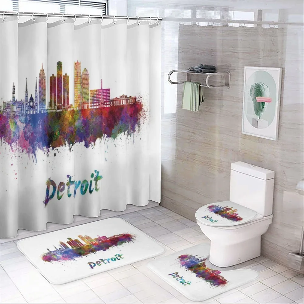 Watercolor Art Skyline — Your design