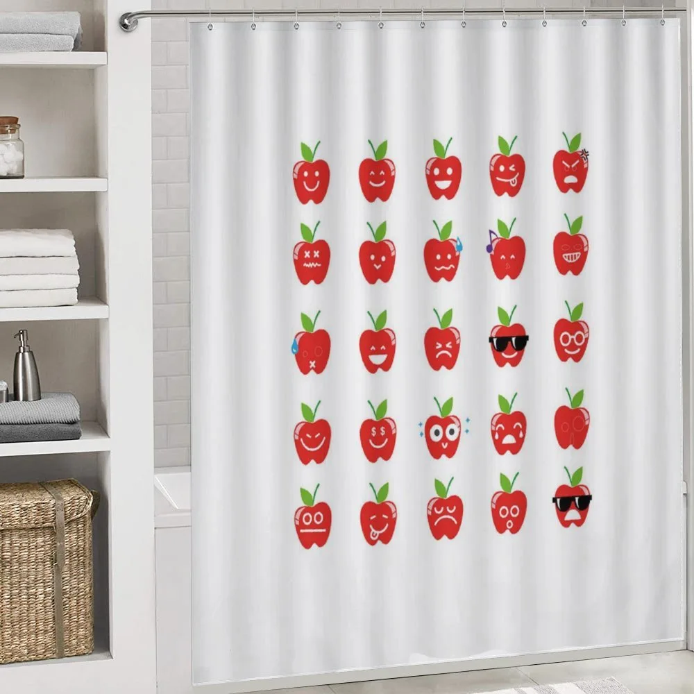 Apples with Faces Happy — Detail 4