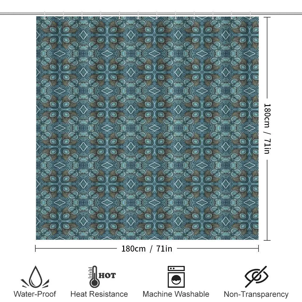 Aqua Color Palette Hippie — Detail 2