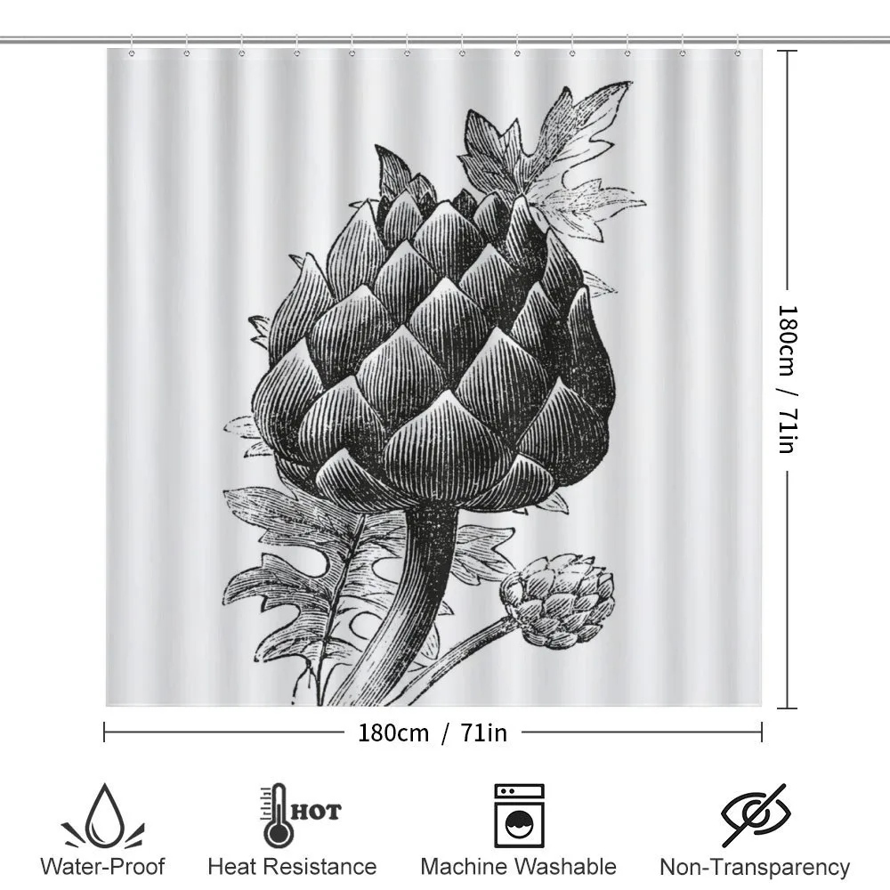 Artichoke Hand Drawn — Detail 2