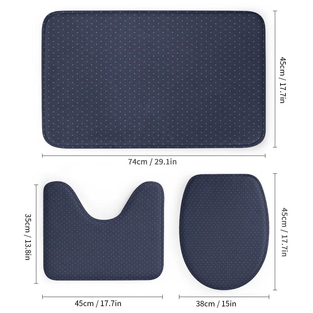 Blue Dots Retro Style — Detail 1