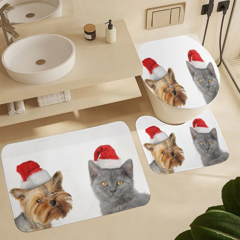 Cat Dog Xmas Hats — Detail 5