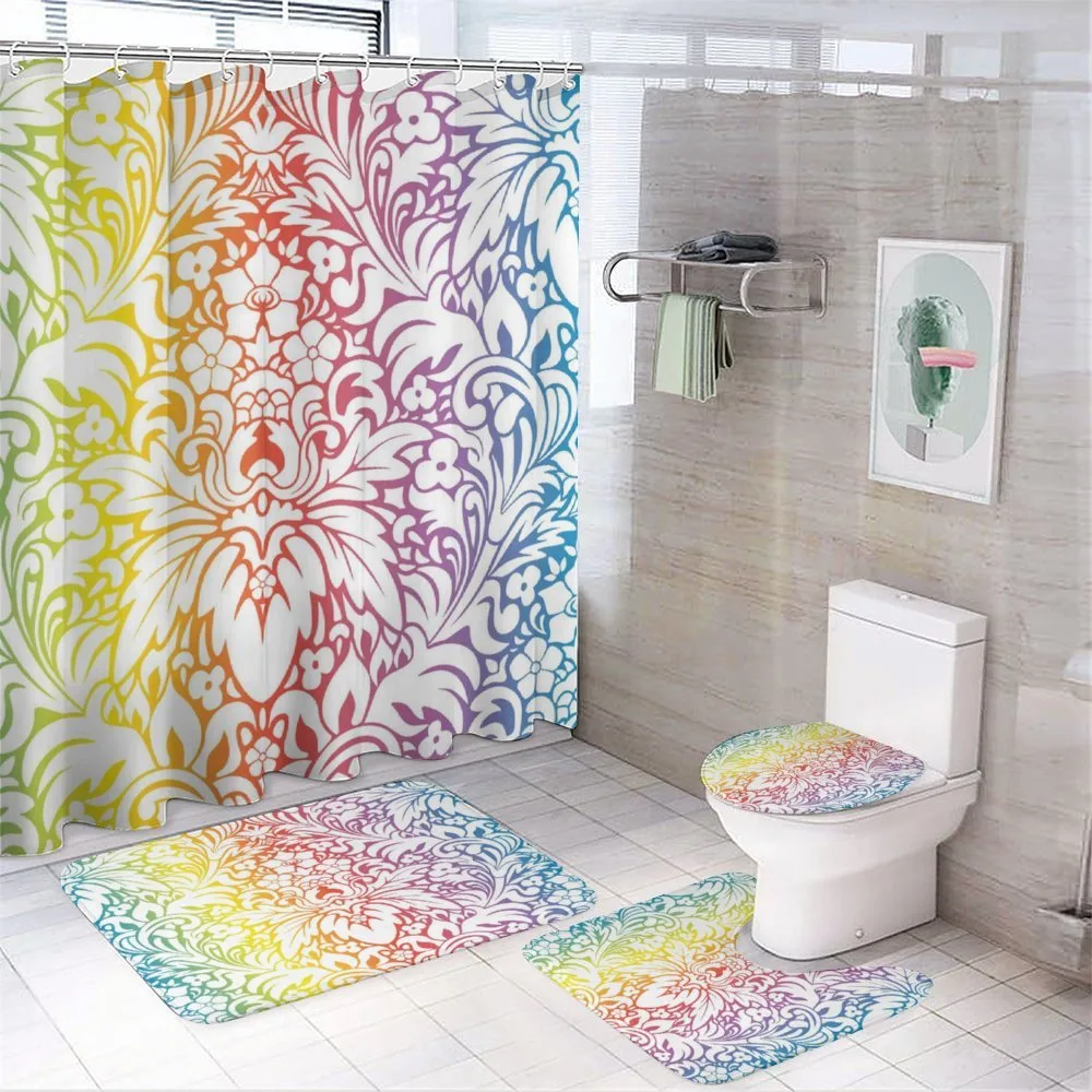 Colorful Damask Flowers — Your design