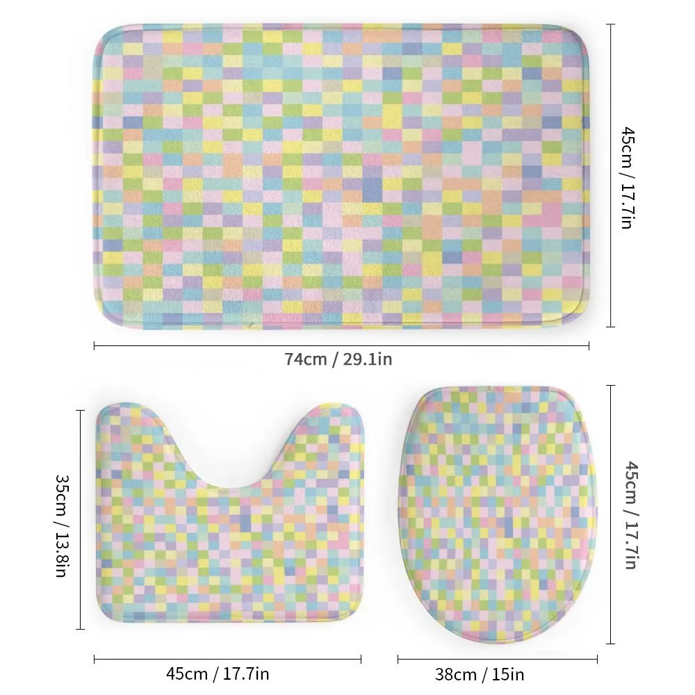 Colorful Squares Mosaic — Detail 1