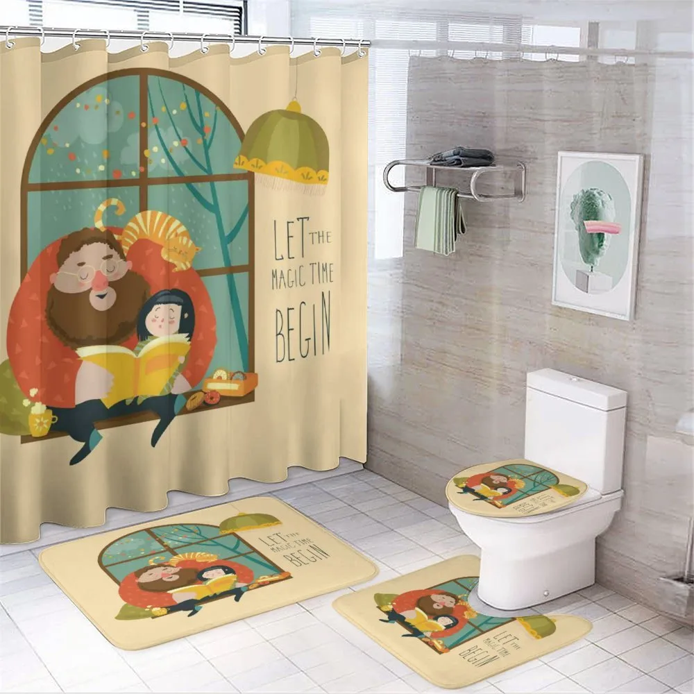 Father Daughter Reading — Your design