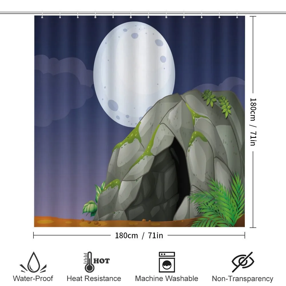 Full Moon Prehistoric Land — Detail 2