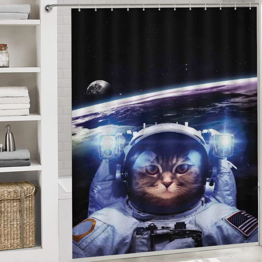 Funny Astronaut Cat Humor — Detail 4