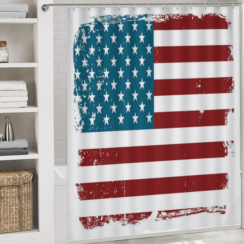 Grungy Old Glory USA — Detail 4