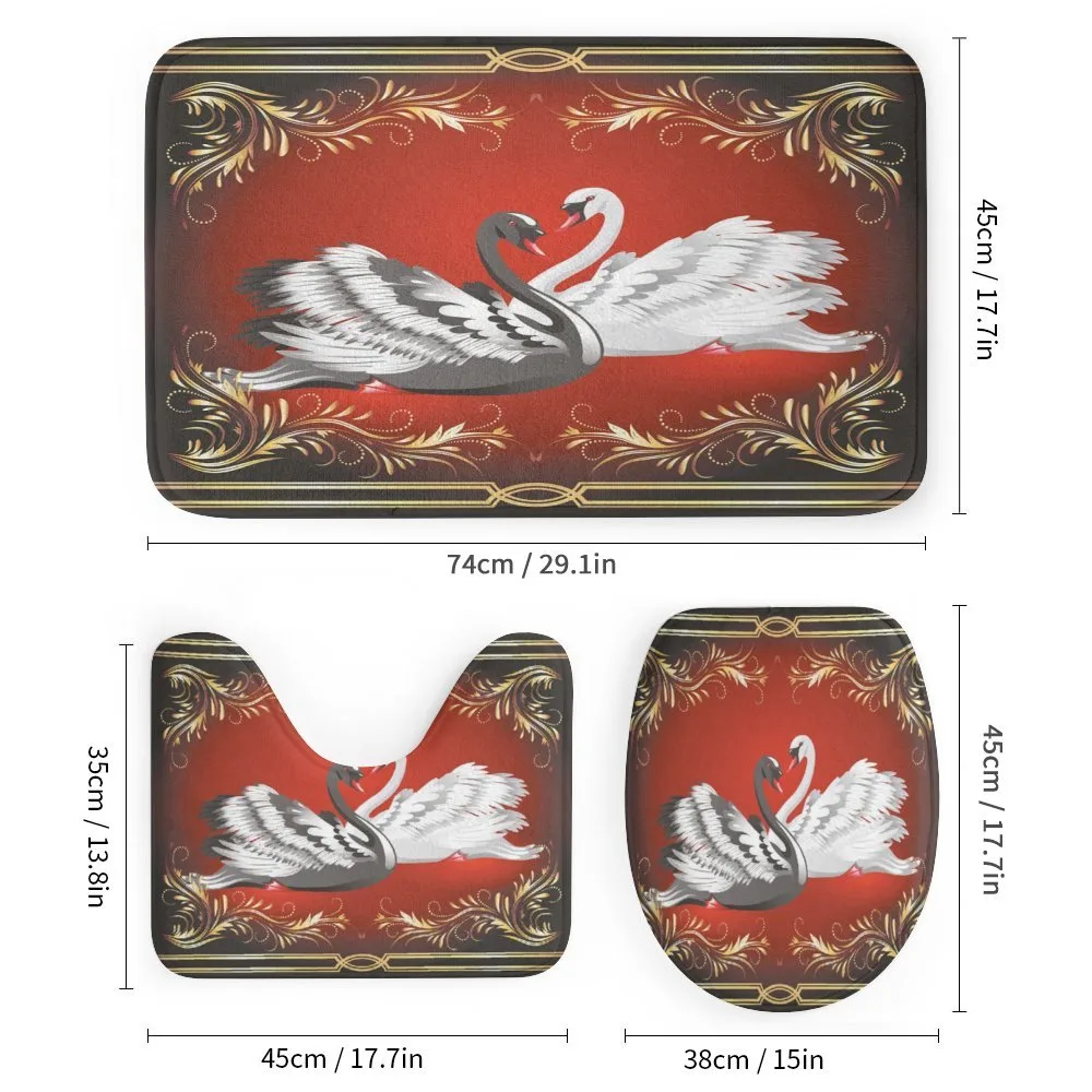 Romantic Swan Couple — Detail 1
