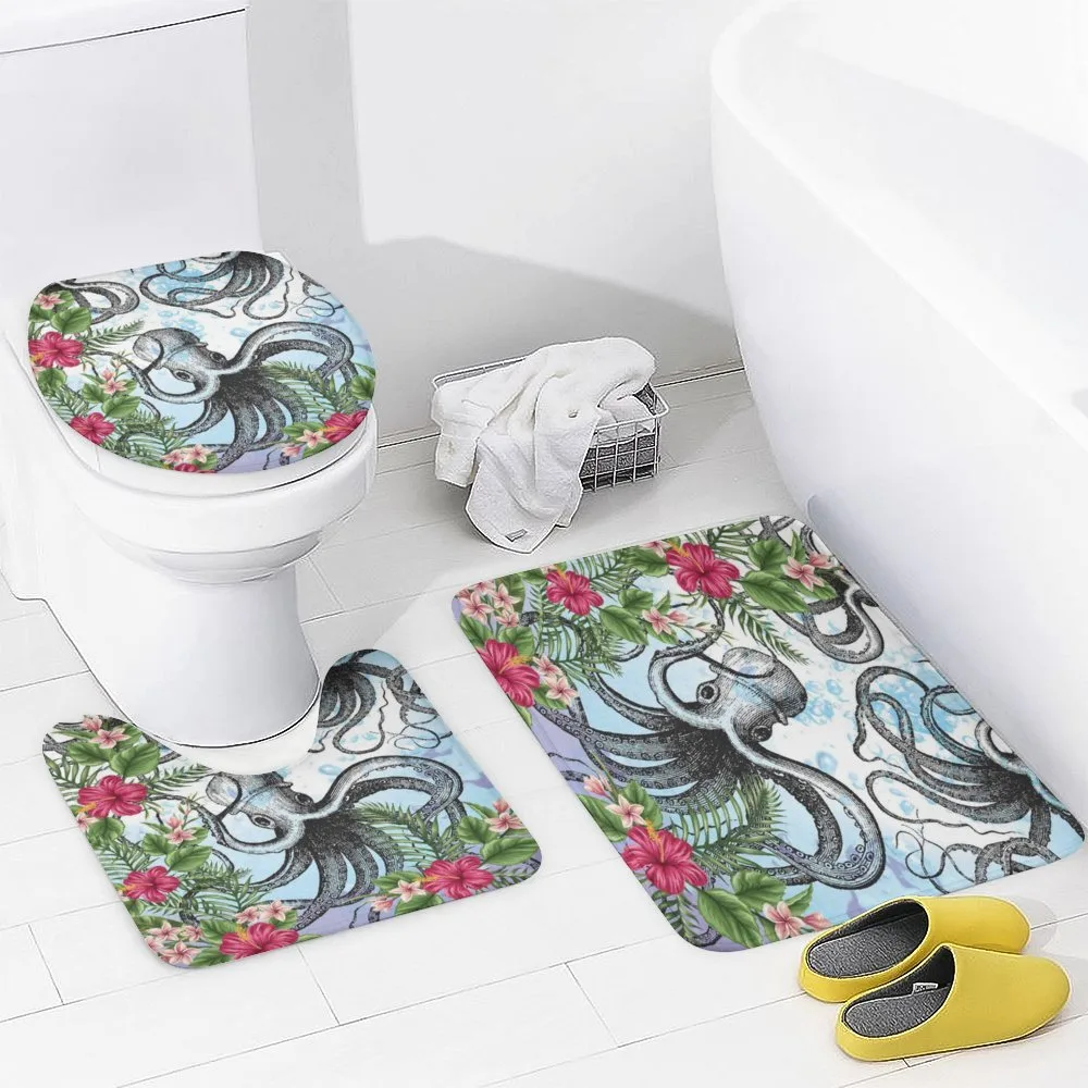 Tropic Hibiscus and Octopus — Detail 3