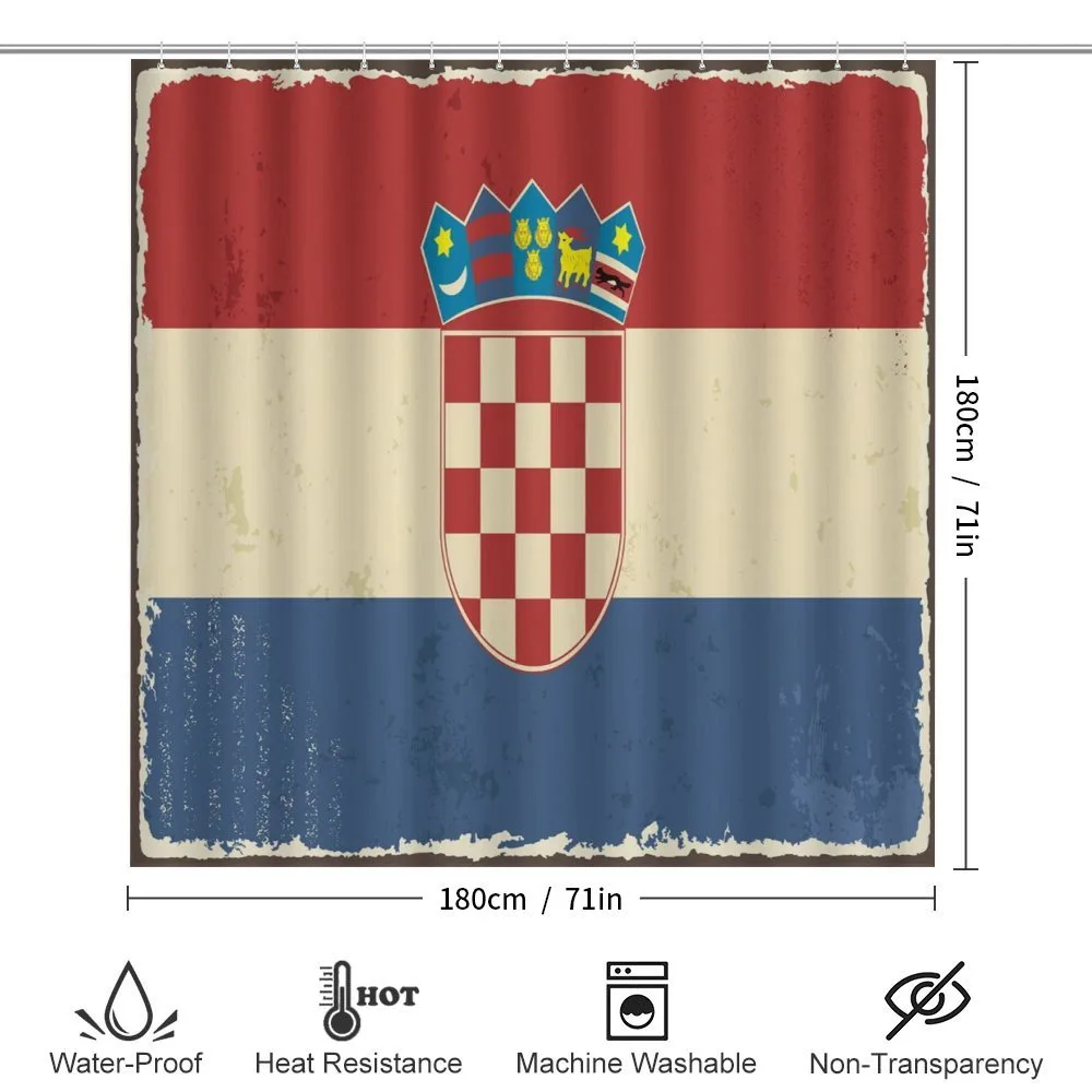 Vintage Look National Flag — Detail 2