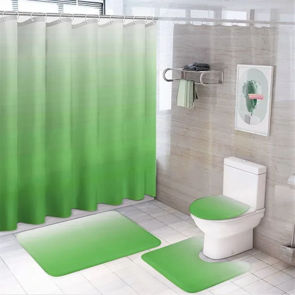 Vivid Grass on a shower curtain