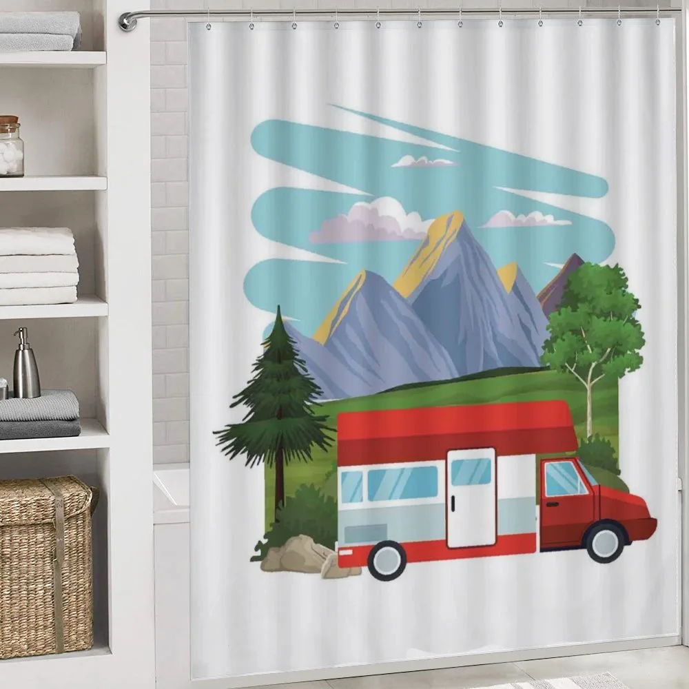 Caravan Forest Nature Scenery — Detail 4