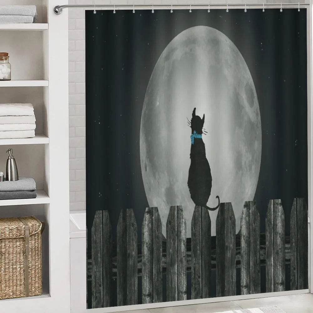 Cat Looking at the Moon — Detail 4