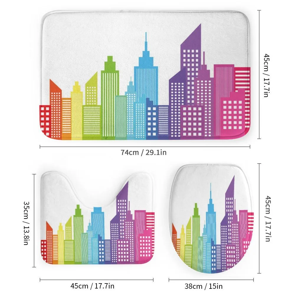 Colorful Skyline Urban — Detail 1