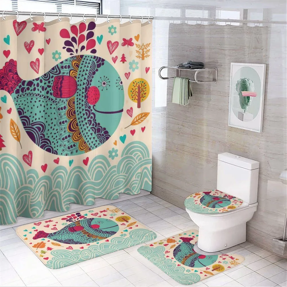 Colorful Whales Plants — Your design