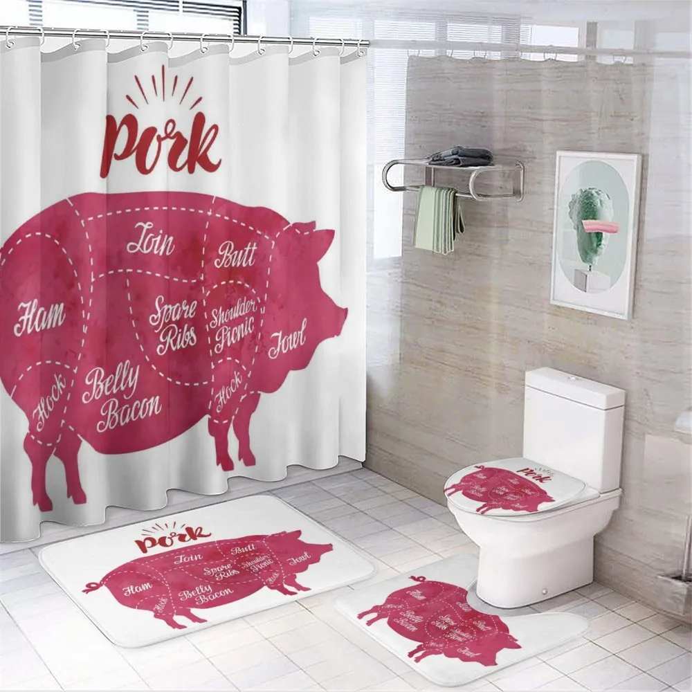 Cutting Pig Meat Diagram — Your design