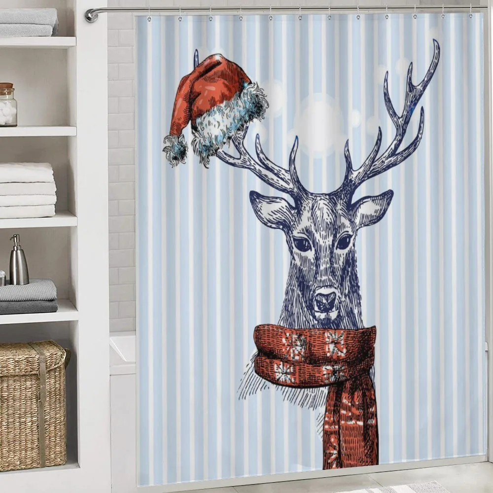 Deer Santa Head Scarf — Detail 4