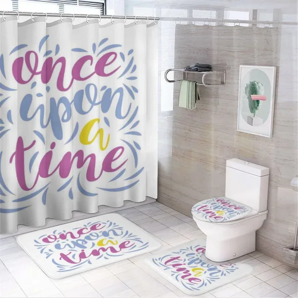 Fairytale Doodle on a shower curtain