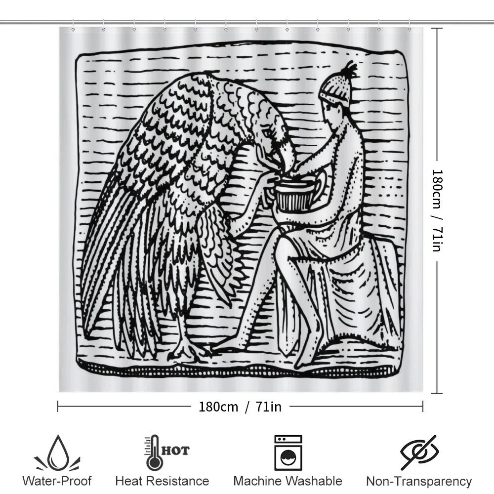 Greek Man and Eagle — Detail 2