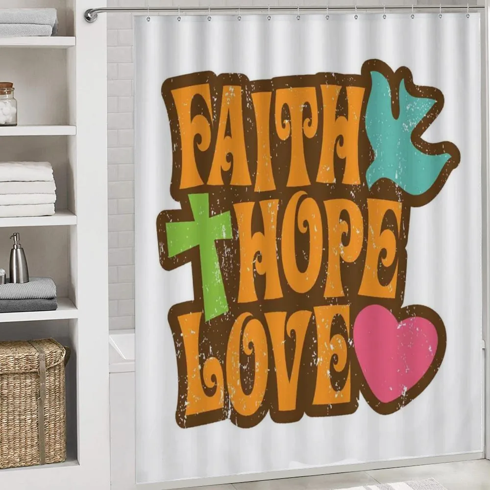 Grunge Faith Hope Words — Detail 4