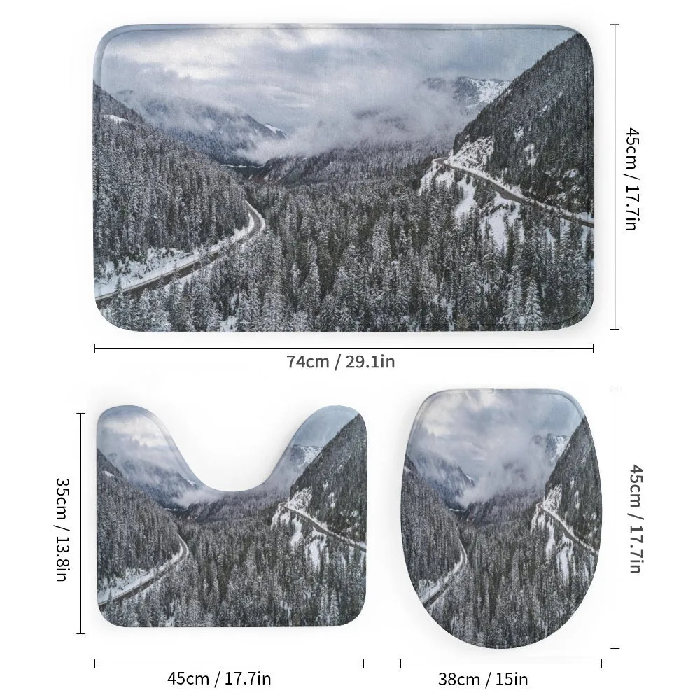 Highway in Winter Forest — Detail 1