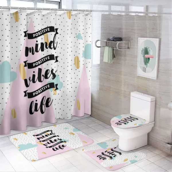 Mind Vibes Life on a shower curtain