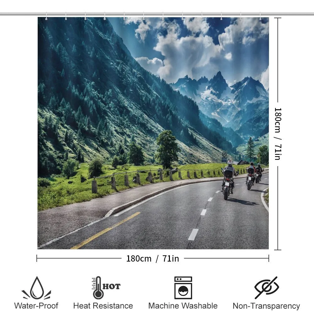 Motorcyclist on Road — Detail 2