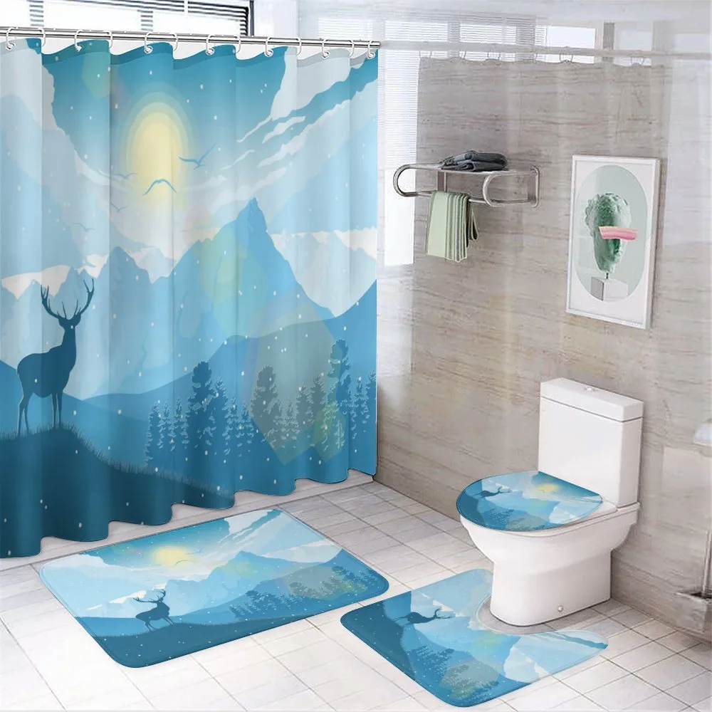 Mountain Fauna Sunrise — Your design