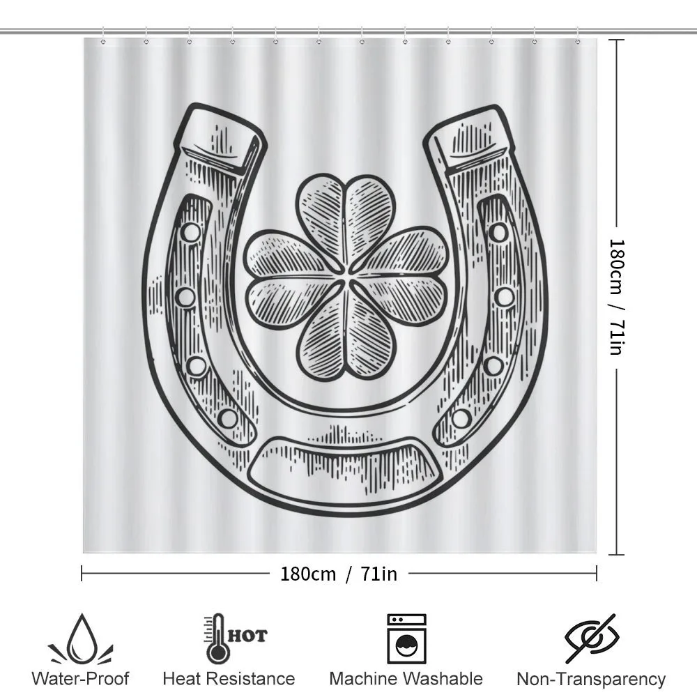 Shamrock and Horseshoe Image — Detail 2