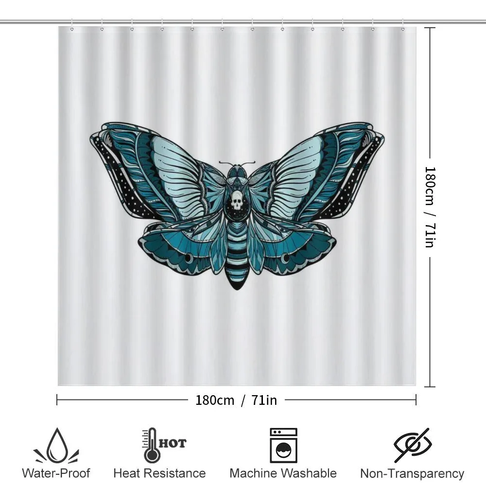 Skull on Butterfly Body — Detail 2