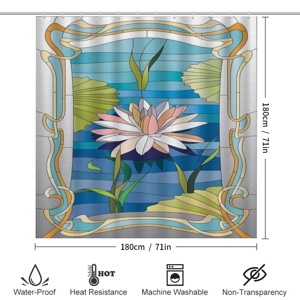 Stained Glass Lotus — Detail 2