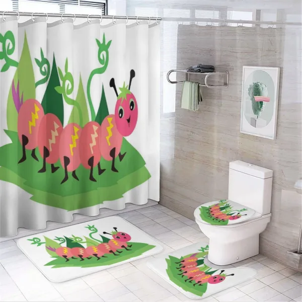 Strolling Animal on a shower curtain
