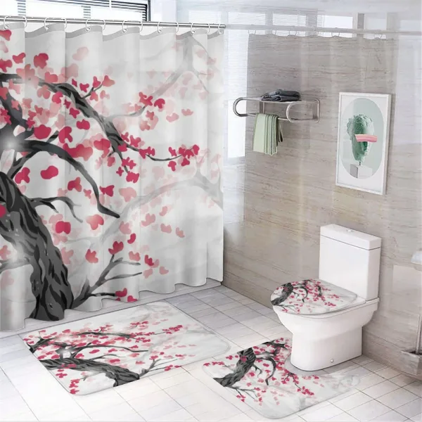 Twisted Trunk on a shower curtain