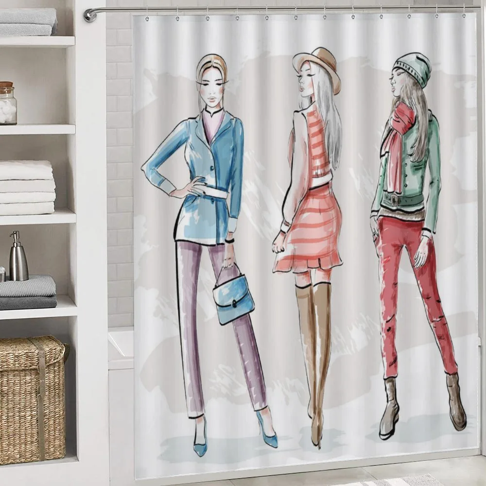 Young Women Clothes Sketch — Detail 4