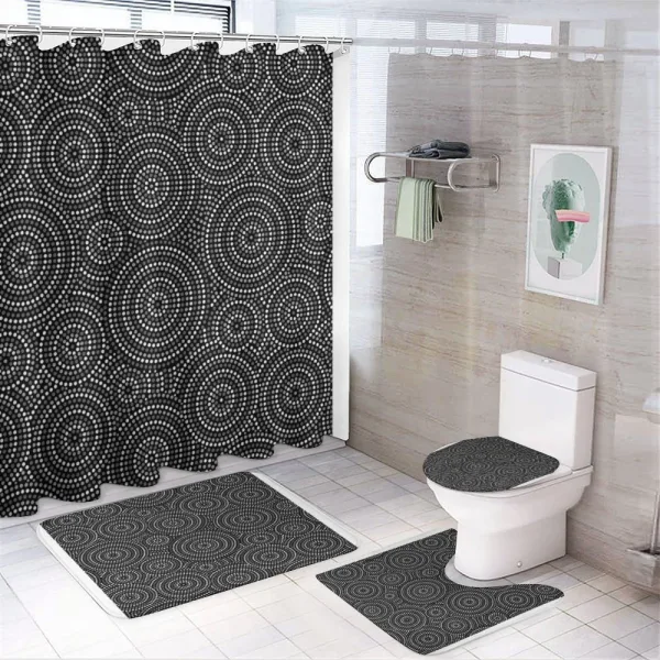 Aborginial Art on a shower curtain