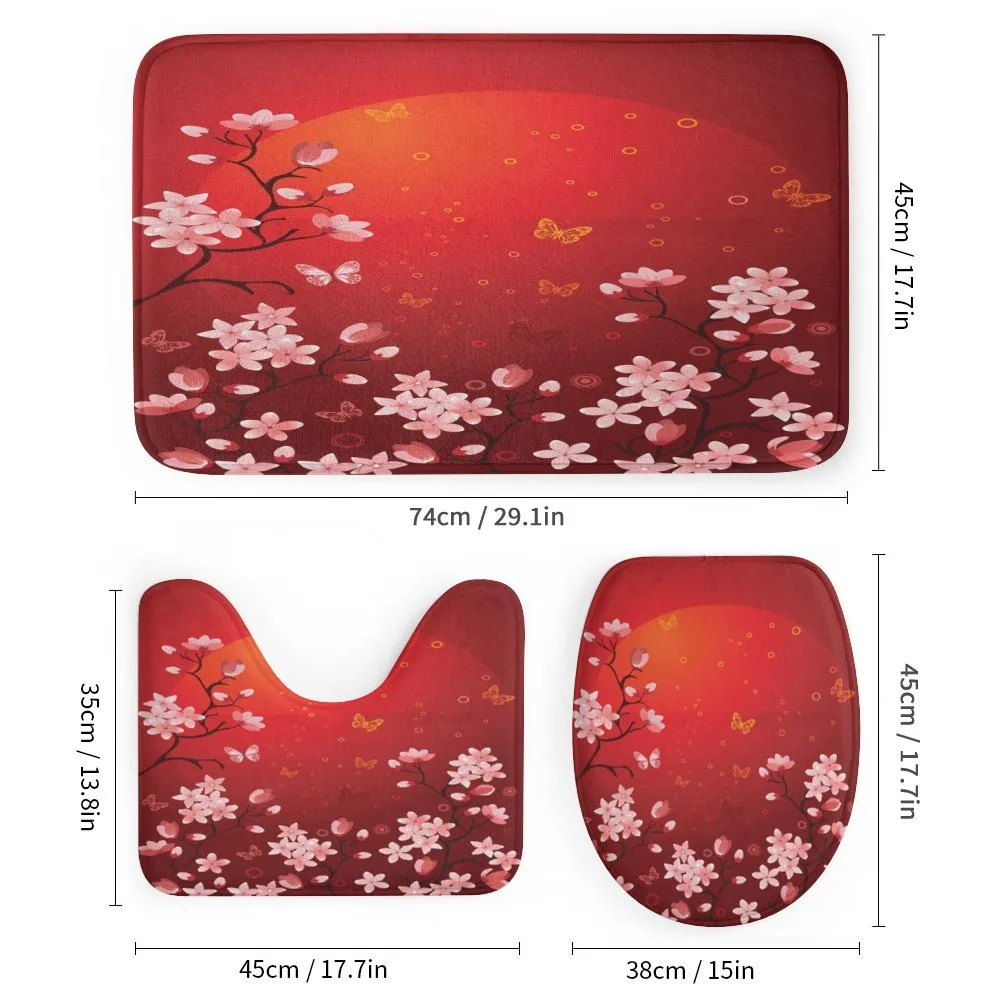 Abstract Sunset and Sakura — Detail 1