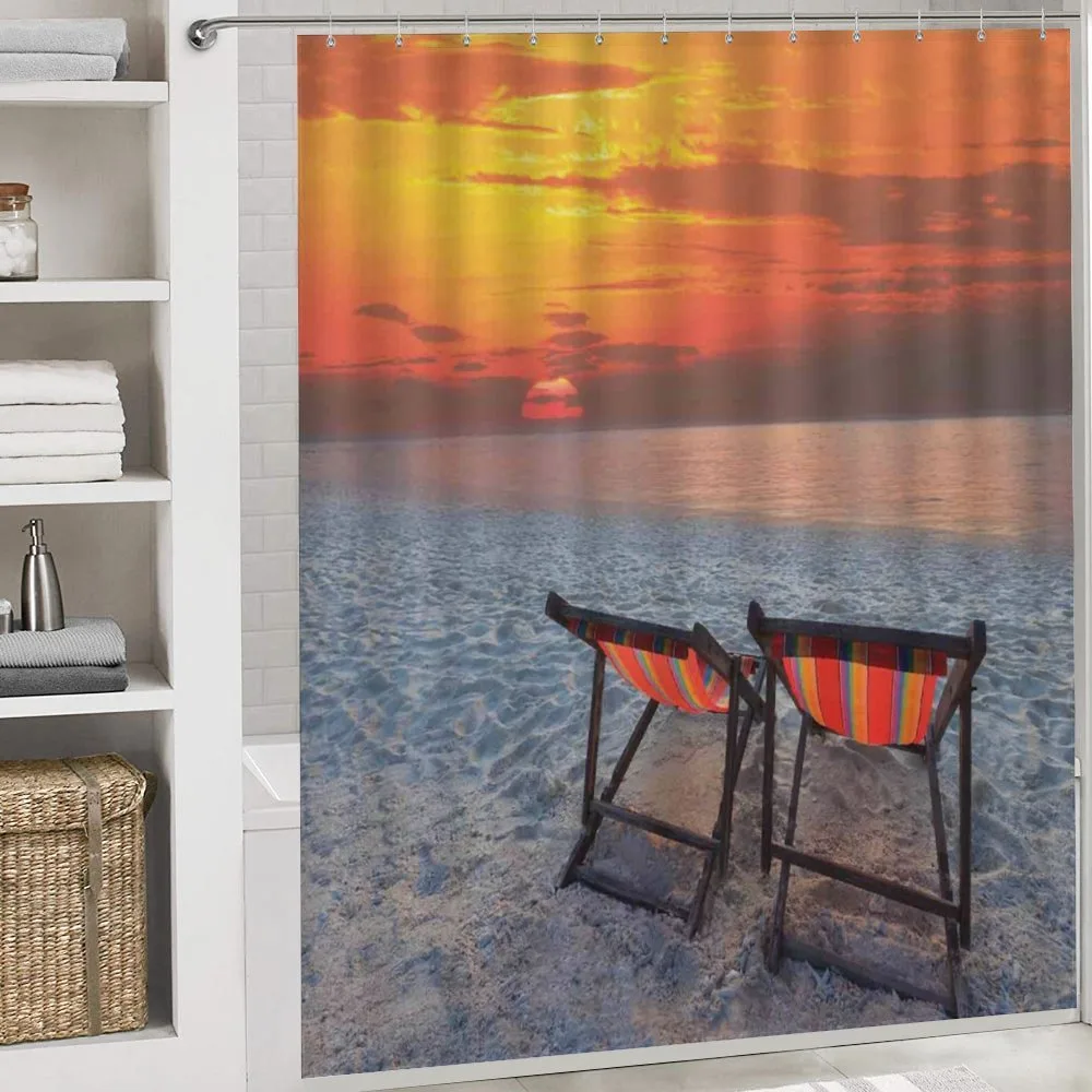 Beach with Colorful Sky — Detail 4