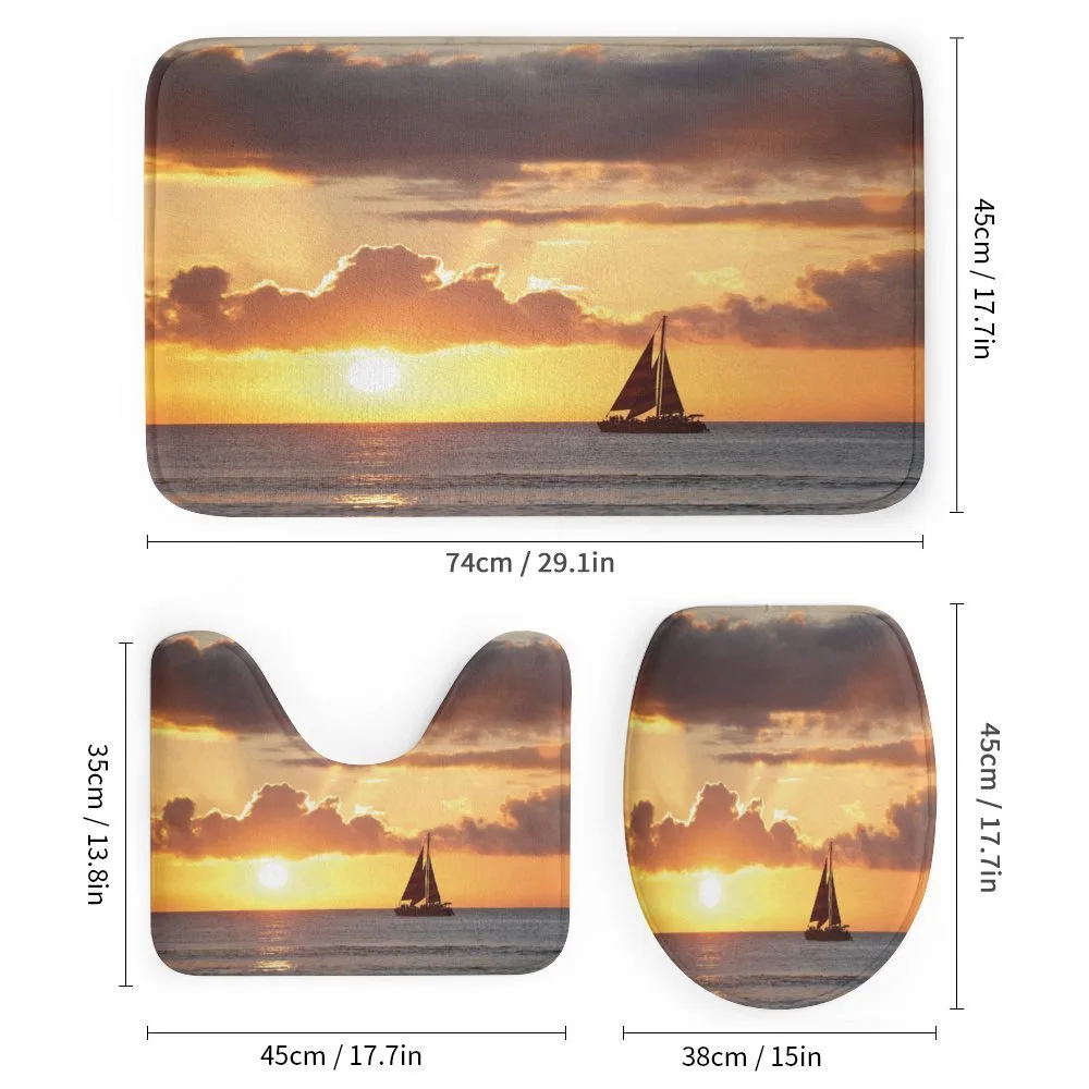 Boat in Sewith Sunset — Detail 1