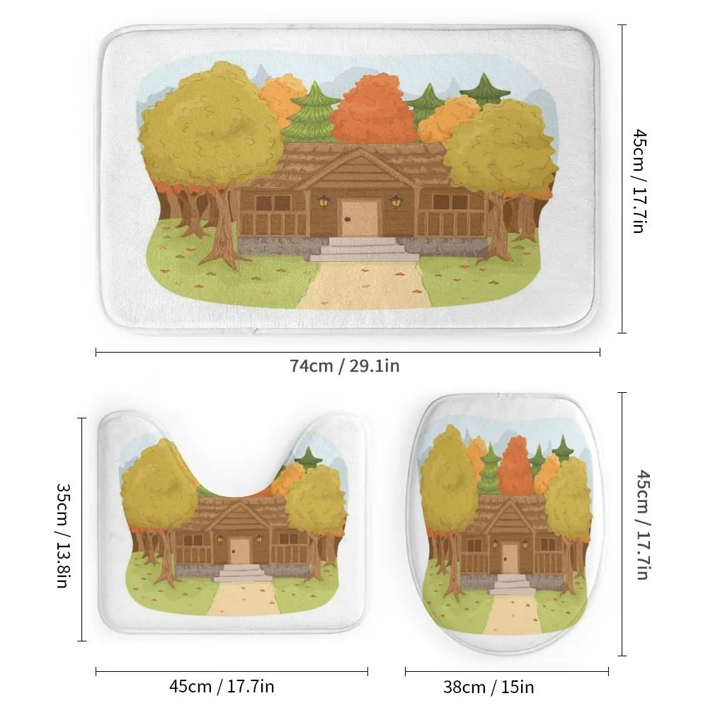 Cabin in the Autumn Forest — Detail 1