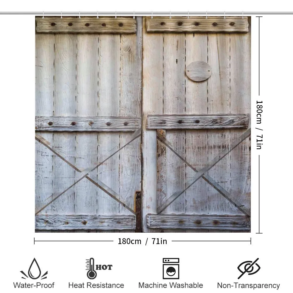 Country Rusty Wooden Door — Detail 2