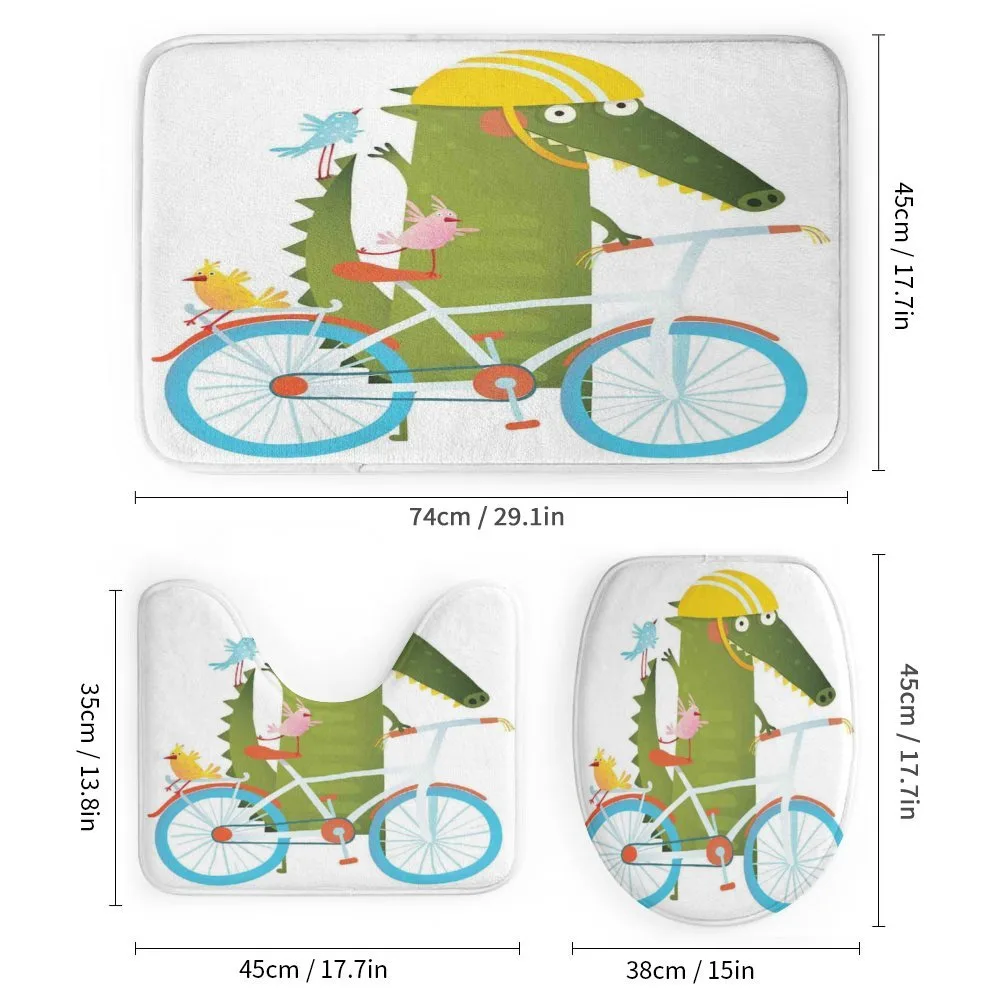 Crocodile Friends Bicycle — Detail 1