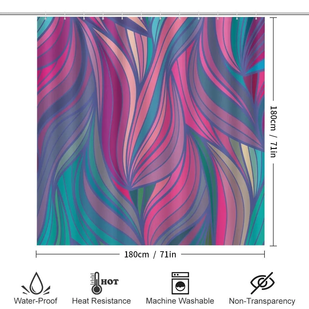Curved Stripe Pattern Wavy — Detail 2