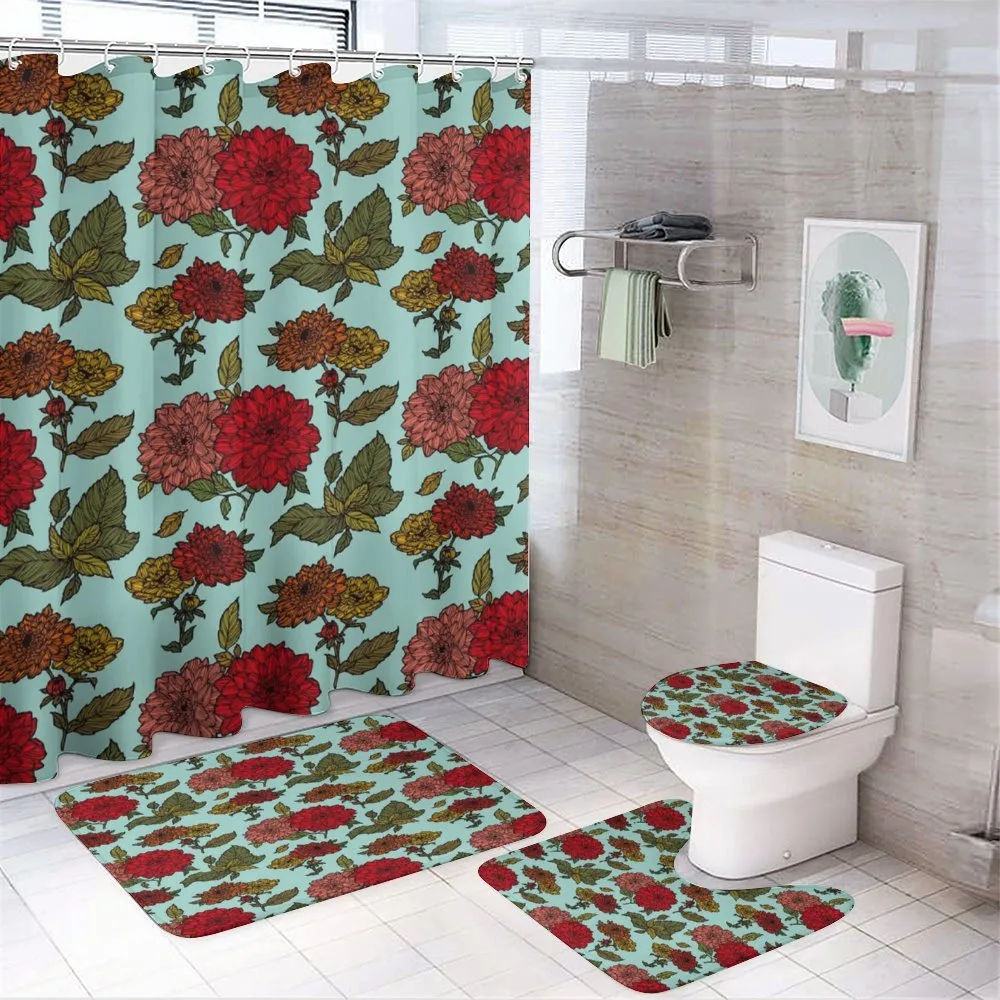 Detailed Large Flowers Scene — Your design