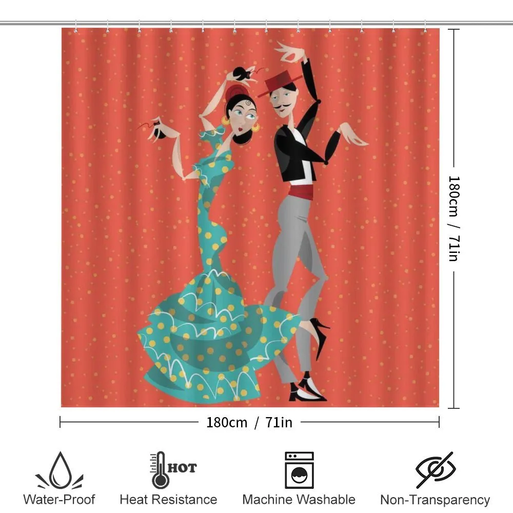 Flamenco Dancers Couple — Detail 2