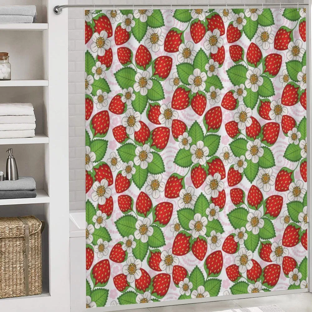 Floral Strawberry Scene — Detail 4