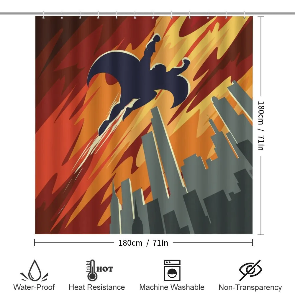 Flying Superhero — Detail 2