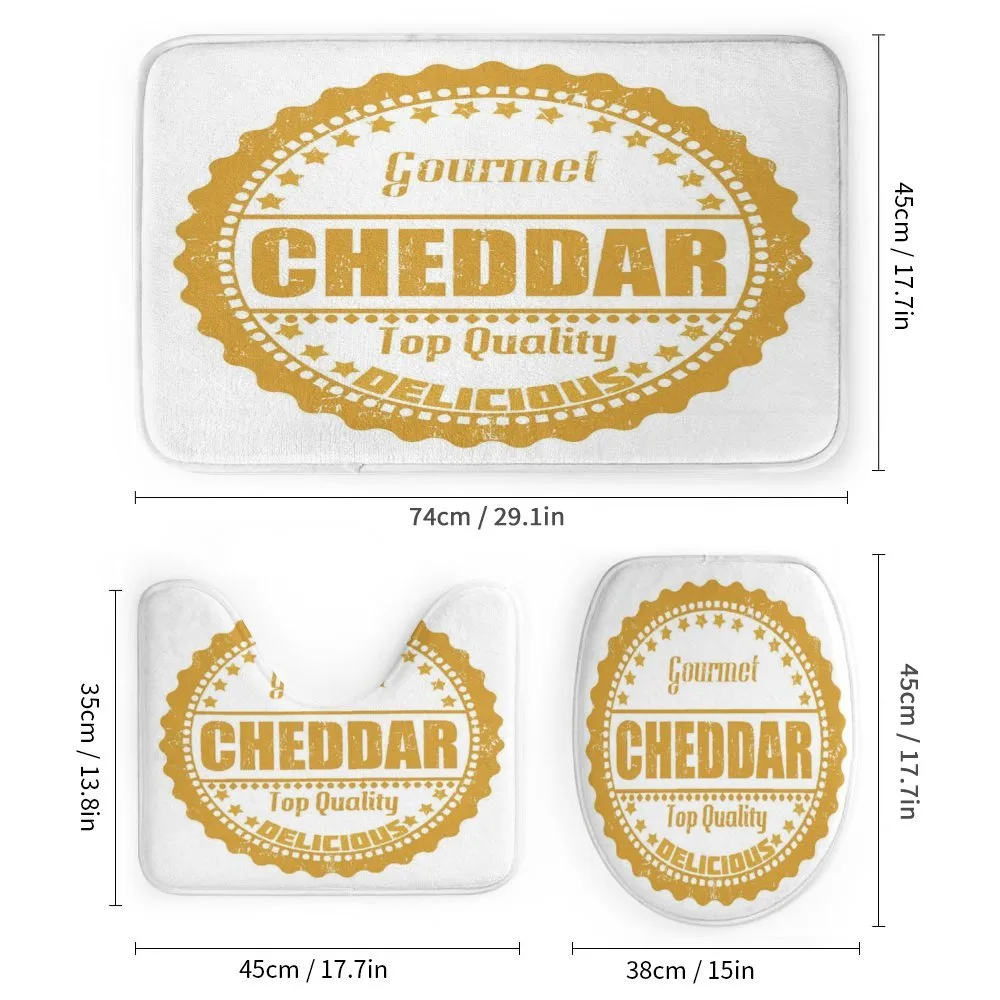 Gourmet Cheddar Rubber Stamp — Detail 1